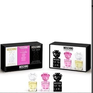 NWT MOSCHINO TRIO MINIATURE COLLECTION